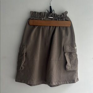 Zara Kids Brown Cargo Skirt